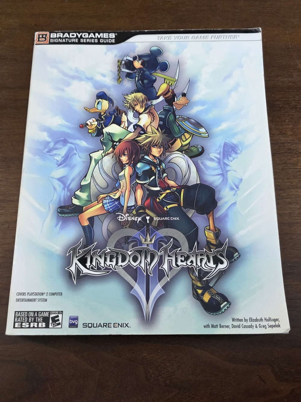 PS2 Kingdom Hearts II BradyGames Strategy Guide With Poster Attached